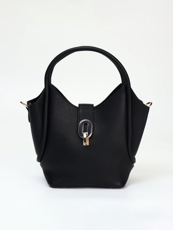 Сумка женская тоут на молнии, цвет чёрный