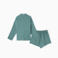 Комплект женский (рубашка, шорты) KAFTAN Basic р. 48-50 зеленый Комплект женский (рубашка, шорты) KAFTAN Basic р. 48-50 зеленый