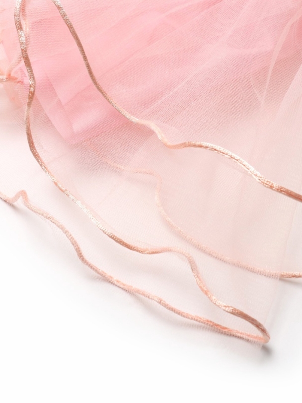 Юбка сетка детская KAFTAN, пудровый, размер 28