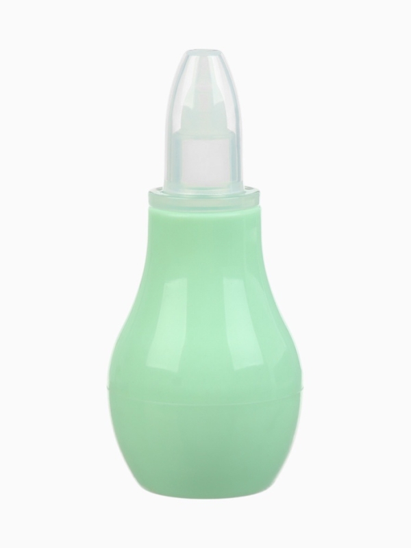 Аспиратор назальный, с колпачком, цвет мятный