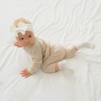 Комбинезон Крошка Я, BASIC LINE, рост 80-86 см, цвет молочный