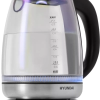 Чайник HYK-G8800 1.7л. 2200Вт серебристый