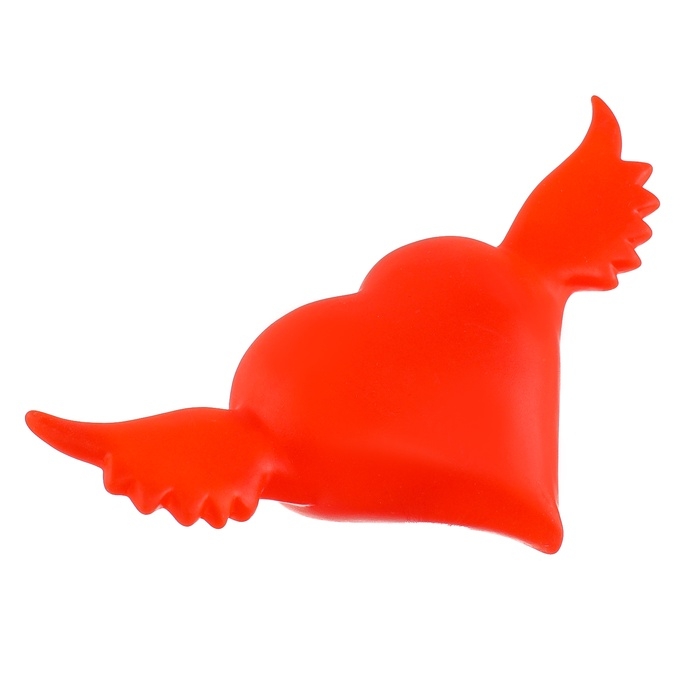 Светильник светодиодный "Сердце с крыльями", красное свечение