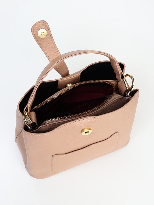 Сумка женская тоут на молнии, цвет бежевый Сумка женская тоут на молнии, цвет бежевый