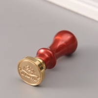 Сургучный набор "Бобёр" печать, ручка, сургуч 12,5х10х3,6 см