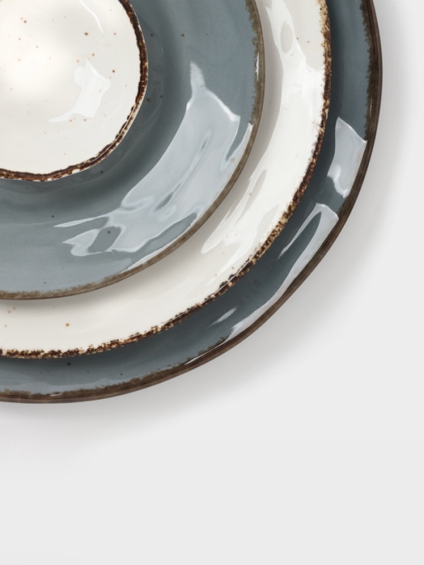 Тарелка глубокая Magistro "Alpine Frost" 23см 23х22,7х5 цвет синий