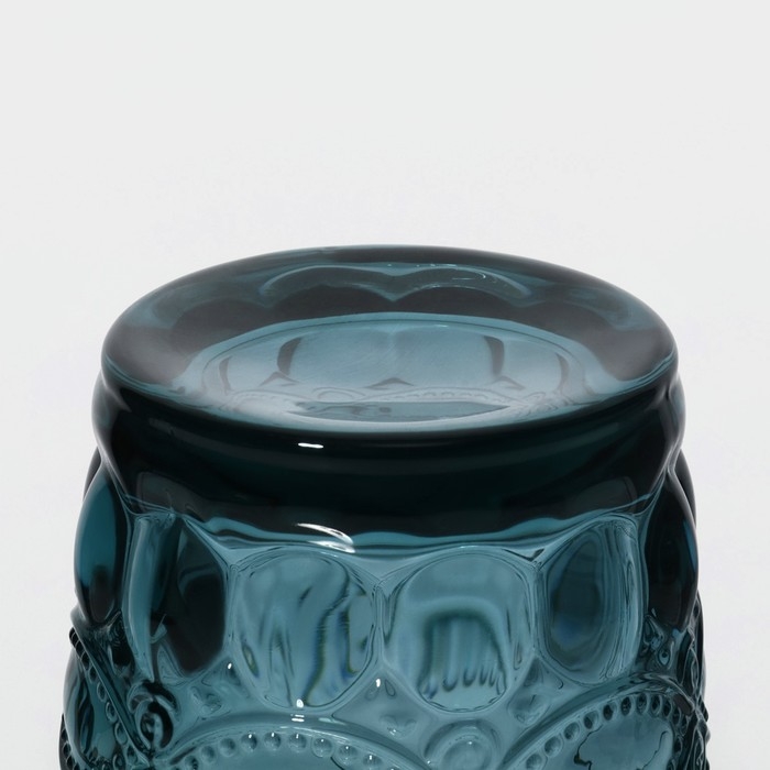 Стакан стеклянный Magistro &laquo;Ла-Манш&raquo;, 350 мл, цвет синий