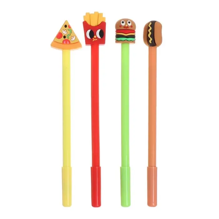 Ручка - прикол гелевая &laquo;Фастфуд&raquo;, МИКС