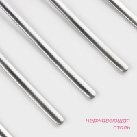 Набор вилок столовых из нержавеющей стали Доляна Sentiment, h=22 см, 6 шт