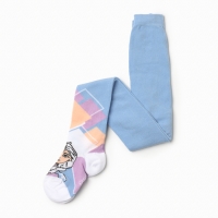 Колготки детские &laquo;Эльза&raquo;, Холодное сердце, рост 116-122 см, цвет голубой