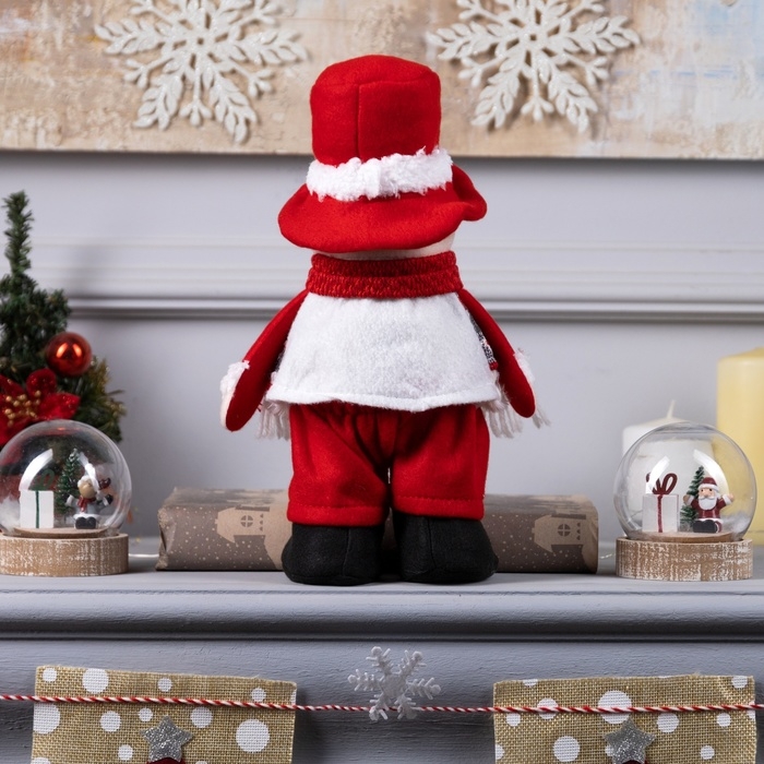 Светодиодная фигура «Снеговик» 13 × 30 × 8 см, текстиль, батарейки LR1130х3 (в комплекте), свечение тёплое белое Светодиодная фигура «Снеговик» 13 × 30 × 8 см, текстиль, батарейки LR1130х3 (в комплекте), свечение тёплое белое