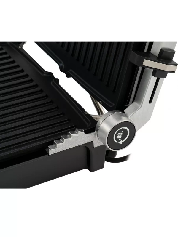 Электрогриль HYG-5047 2200Вт серебристый