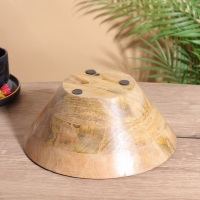 Салатник &laquo;Оттеник сирени&raquo;, 25&times;25&times;10 см, дерево манго