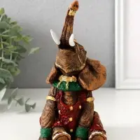 Фигура "Слон Индийский сидит" 17,5х8,5х9 см