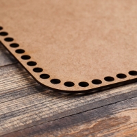 Заготовка для вязания "Квадрат скруглённый", донышко хдф, 30&times;30 см, d=10мм