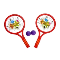 Набор для тенниса &laquo;Бум!&raquo;, 2 ракетки, 2 мяча, цвета МИКС