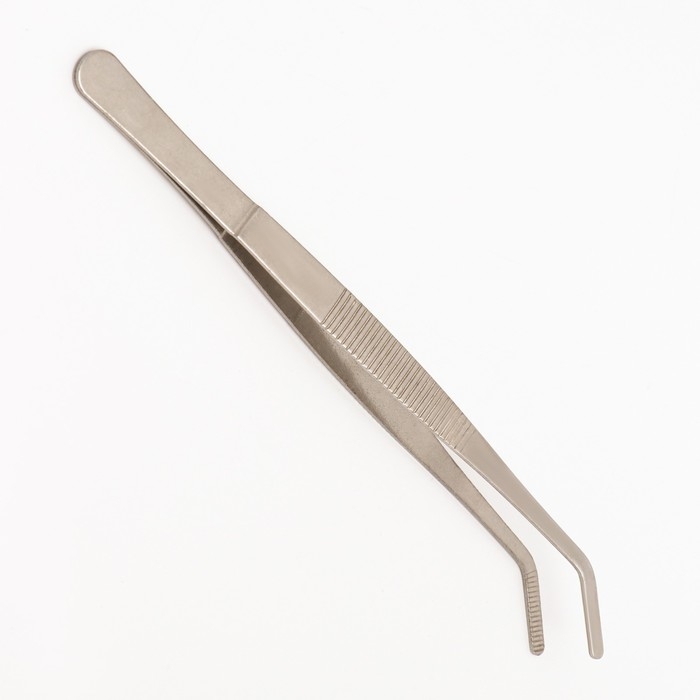 Пинцет для террариума NomoyPet из нержавеющей стали, изогнутый, 20 см Пинцет для террариума NomoyPet из нержавеющей стали, изогнутый, 20 см