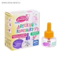 Комплект от комаров Домовой Прошка Детский с Эвкалиптом 60 ночей + фумигатор