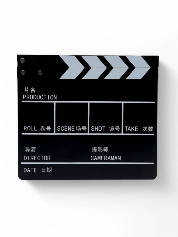 Кинохлопушка режиссёра, черная, 30 х 27 см