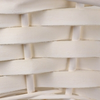 Набор корзин плетеных, 47х39х17/43, 40х32х15/38, 33х25х13/33 см, 3 шт., белый, ива