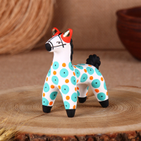 Дымковская игрушка "Конь", микс Дымковская игрушка "Конь", микс