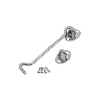 Крючок ветровой LOCKLAND KV001, L=150 мм, нержа, цвет хром, 2 шт