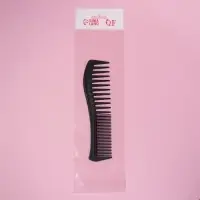 Расчёска комбинированная, 18.7 (&plusmn;1) &times; 5 см, чёрная