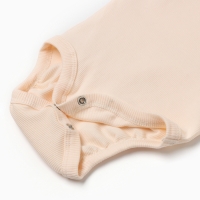 Комплект боди детских MINAKU: Basic Line BABY, цвет молочный/кремовый, рост 74-80