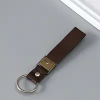 Брелок кожзам "Ремешок со скорпионом" 2,2х10 см