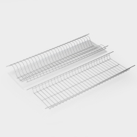 Сушилка для посуды с поддоном для шкафа 80 см, 76.5&times;25.6 см, хром