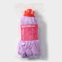 Насадка для швабры ленточная Доляна &laquo;Широкие петли&raquo;, микрофибра, 28&times;7&times;7 см, цвет МИКС