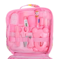 Гигиенический набор по уходу за новорожденным, 13 предметов, цвет розовый Гигиенический набор по уходу за новорожденным, 13 предметов, цвет розовый