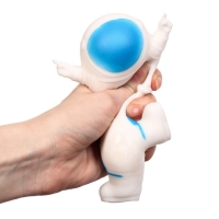 Антистресс сквиш мялка &laquo;Космический улёт&raquo;, с пастой,цвета МИКС, в шоубоксе