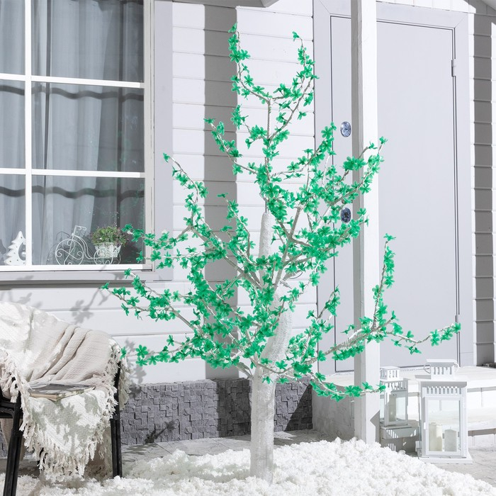 Светодиодное дерево &laquo;Акриловое&raquo; 1.8 м, 768 LED, постоянное свечение, 220 В, свечение зелёное