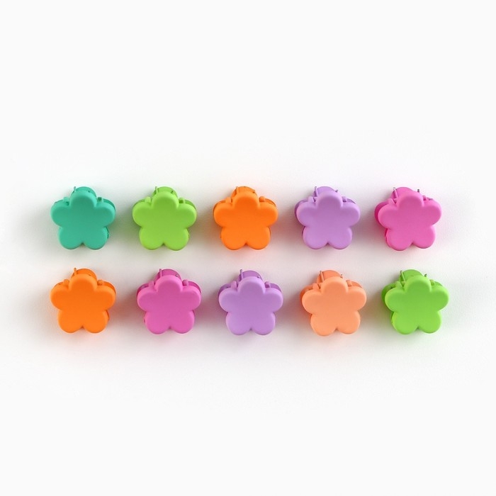 Заколка и крабики для волос новогодние &laquo;Подарок&raquo; на Новый год, 8,9 х 9,6 см