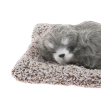 Игрушка на панель авто, собака на подушке, серый окрас Игрушка на панель авто, собака на подушке, серый окрас