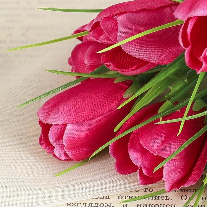 Букет искусственный &laquo;Тюльпаны&raquo;, h=32 см, МИКС