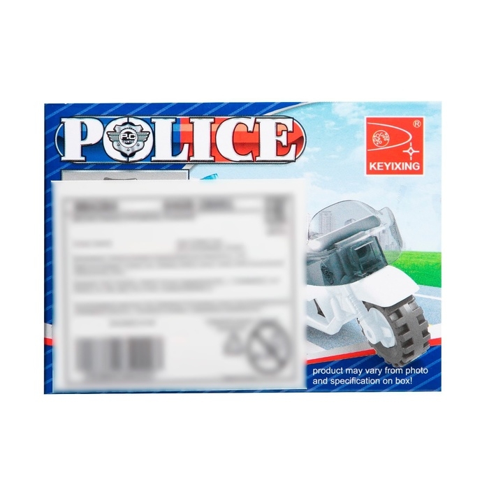 Конструктор &laquo;Полицейский мотоцикл&raquo;, 28 деталей