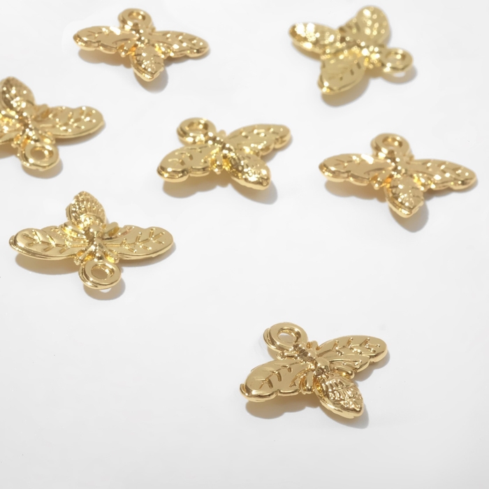 Подвеска &laquo;Пчела&raquo;, набор 10 шт., цвет золото