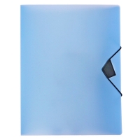 Папка с 60 вкладышами А4, 700 мкм, Calligrata TOP Breeze, на резинке, небесный, тиснение "под кожу" Папка с 60 вкладышами А4, 700 мкм, Calligrata TOP Breeze, на резинке, небесный, тиснение "под кожу"