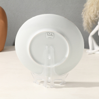 Тарелка декоративная &laquo;Зимний лес&raquo;, с рисунком на холсте, D = 19,5 см