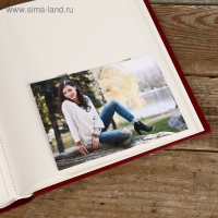 Фотоальбом Fotografia на 200 фото, 10x15 см., "Классика" красный