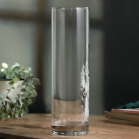 Ваза для цветов, новогодняя &laquo;Олень&raquo;, на Новый год, стекло, высота 26,3 см