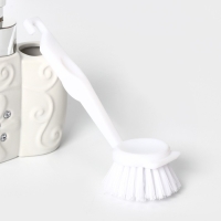 Дозатор для моющего средства с подставкой для губки и щётки Доляна &laquo;Блеск&raquo;, 200 мл