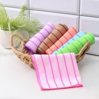 Салфетка для уборки Доляна &laquo;Полоски&raquo;, микрофибра, 29&times;29 см, цвет МИКС