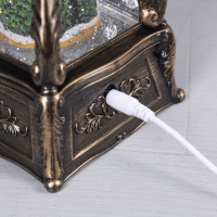 Светодиодная фигура &laquo;Телефон с домиком&raquo; 13 &times; 26 &times; 11 см, пластик, батарейки ААх3 (не в комплекте), USB, свечение тёплое белое