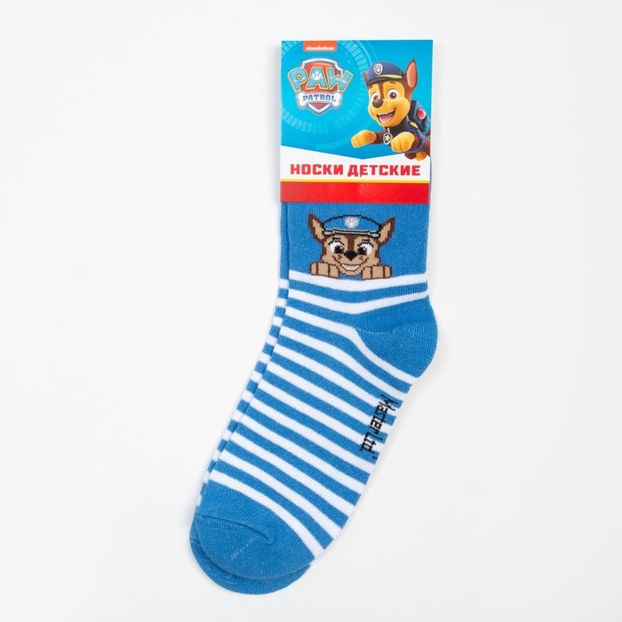 Носки PAW PATROL &laquo;Гончик&raquo;, цвет синий, 14-16 см