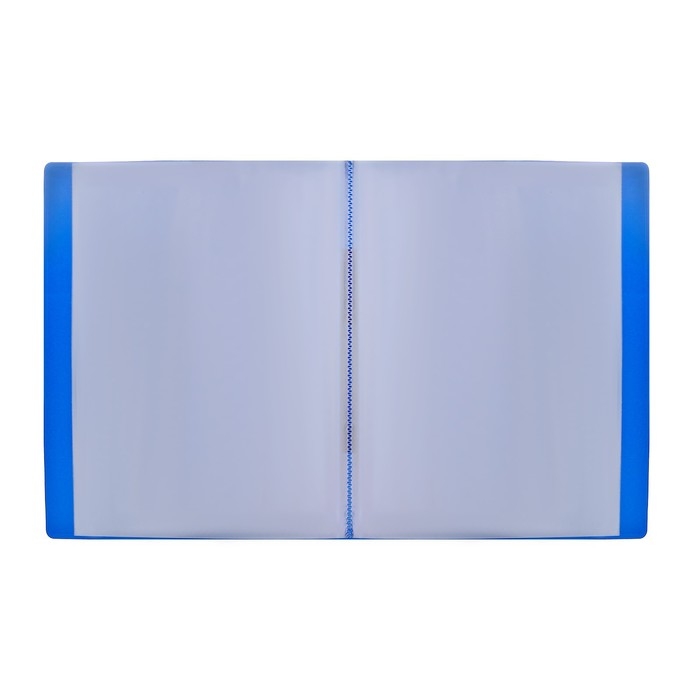 Папка с 20 вкладышами А3, 800 мкм, Calligrata, текстура "песок", синяя