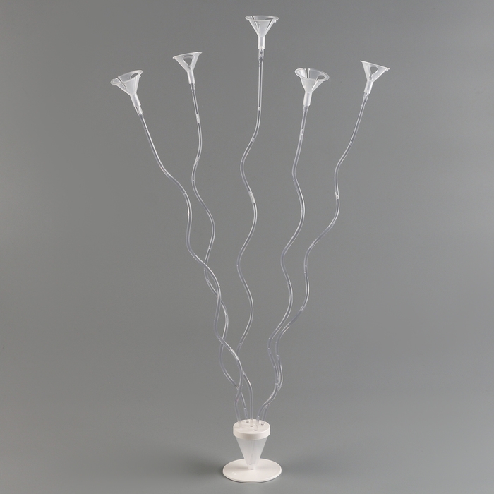 Набор &laquo;ВОЛНА&raquo;, палочка+держатель+подставка, набор 5 шт., белый