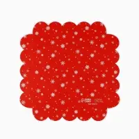 Коробка для кондитерских изделий с пластиковой крышкой &laquo;С Новым годом&raquo;, 18 х 3 см